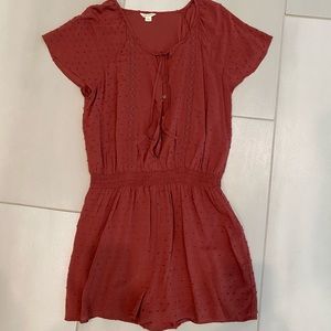 Women’s Aeropostale Maroon Short Romper Size L